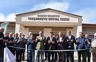 Karatay’da Yavşankuyu Sosyal Tesisi hizmete açıldı