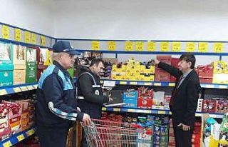 Kars’ta marketlerde fiyat denetimi