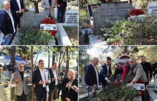 KARTALLI KAZIM VEFATININ 62. YILINDA MEZARI BAŞINDA...
