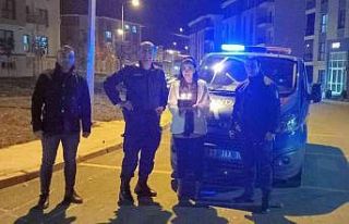 Kavga ihbarına giden jandarmaya pastalı kutlama