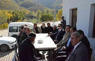 Kaymakam Başar askerden dönen genç için verilen...