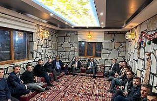 Kaymakam Karali’ye teşekkür ziyareti