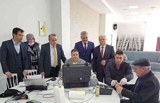 Kaymakam Öztürk, nüfus hizmetlerini yerinde inceledi