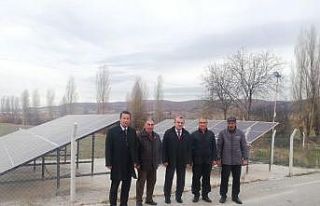 Kaymakam Öztürk, yapımı tamamlanan projeleri inceledi