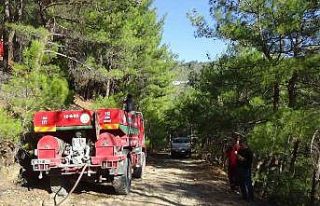 Kazdağlarındaki orman yangınında sabotaj şüphesi