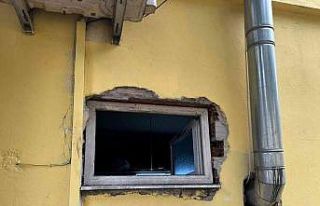 Kedi girdi sandılar, hırsız olduğunu anlayınca...