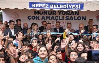 Kepez’den Namık Kemal Ortaokulu’na çok amaçlı...