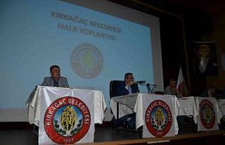 Kırkağaç’taki halk toplantısında gergin anlar