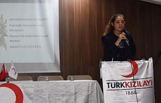 Kızılay’dan ’Kadına şiddet ve çocuk istismarına...
