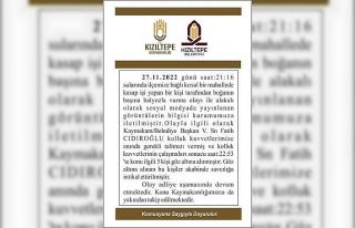 Kızıltepe Kaymakamlığından gözaltına alınan...