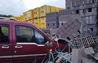 Kontrolden çıkıp birketlere çarptı