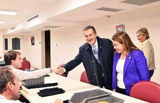 Konuk milletvekilleri proje merkezlerini inceledi