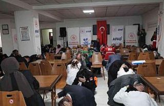 Konya’da ’’Çök-Kapan-Tutun” tatbikatı gerçekleştirildi