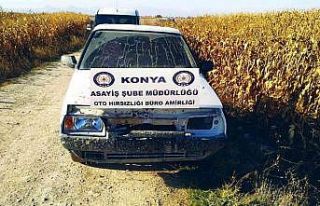 Konya’da park halindeki aracı çalan kişi yakalandı