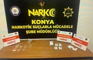 Konya’da uyuşturucu satıcısı kuaför yakalandı