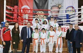Körfez’de 200 sporcuya yeni kuşak