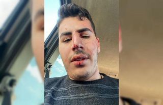 Küçükçekmece’de kafeye gelen müşteri çalışanı...