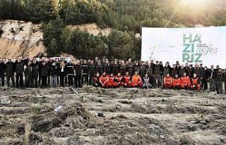 Kütahya ve ilçelerinde 20 bin fidan toprakla buluştu