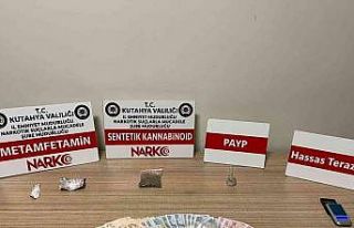Kütahya’da uyuşturucu operasyonunda 2 gözaltı