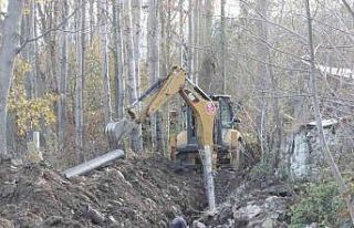 Kütahya’nın Civli Mahallesi’ne yağmur suyu...
