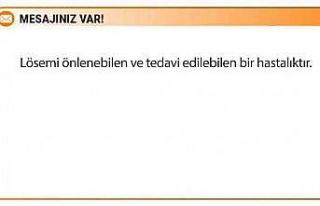 Lösemi farkındalığı için turuncu fatura