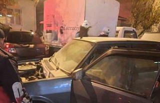 LPG’li otomobil bir anda alev aldı