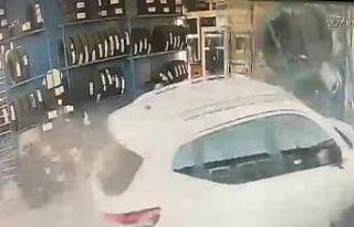 Lüks cip lastikçiye böyle daldı