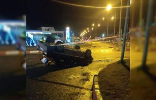 Malatya’da otomobil takla attı: 1 yaralı