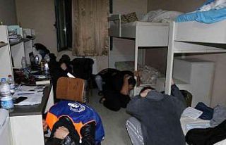 Manisa’da GSB yurtlarında "Deprem Anı, Çök...