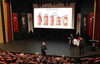 Marmaris’te baca yangını eğitimi