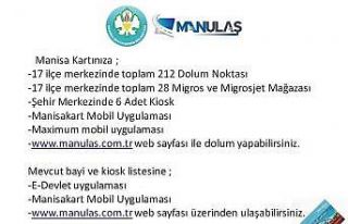 MASKİ’den uyarı: ‘ManisaKart bakiye yüklemesi...