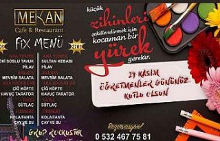 Mekan kafe restorandan öğretmenlere 5 yıldızlı...