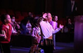 Merkezefendide çocuklar ara tatilde doyasıya eğlendi