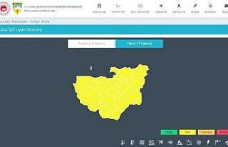 Meteoroloji’den Bursa için ’sarı’ uyarı