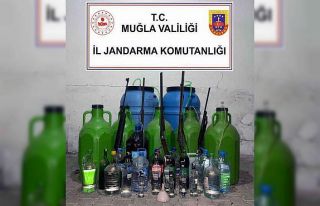 Milas’ta sahte alkol operasyonu