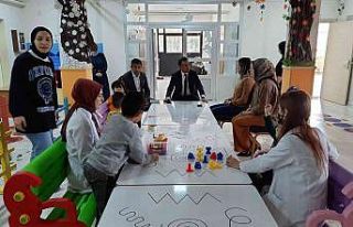 Milli Eğitim Müdürü Güney anaokullarında incelemelerde...