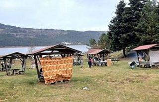 Milli parkta tatilcilere lodos zor anlar yaşattı