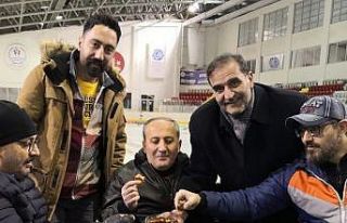 Milli takım seçmelerine hazırlanan sporculara moral...