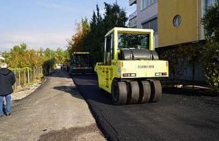 Mimar Sinan Mahallesinde asfalt çalışması