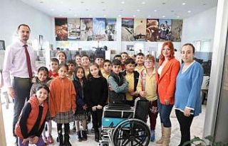 Minik öğrencilerden anlamlı destek