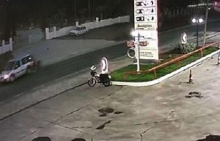 Motosiklet sürücüsünün ağır yaralandığı...