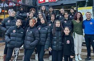 Muğla hokey takımına maç öncesi moral