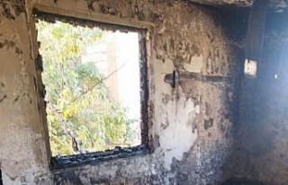 Müstakil evde çıkan yangın korkuttu