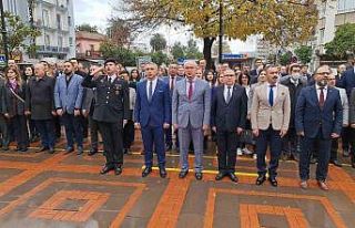 Nazilli’de Öğretmenler Günü düzenlenen törenle...