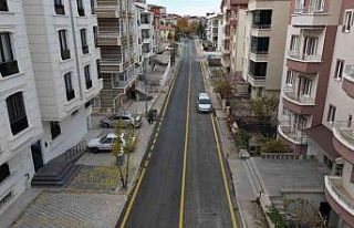 Nevşehir’de üstyapı çalışmaları tamamlanan...
