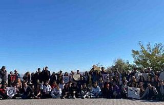 NEVÜ İzci Kulübü öğrencileri Kızılçukur Vadisi’nde...