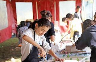 Öğrenciler taş heykel sempozyumunda deneyim kazandı