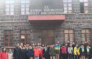 Öğrencilerden konservatuara ziyaret