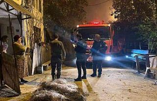 Ordu’da samanlık yangını