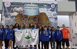 Osmangazili kulaçlar barajı geçti